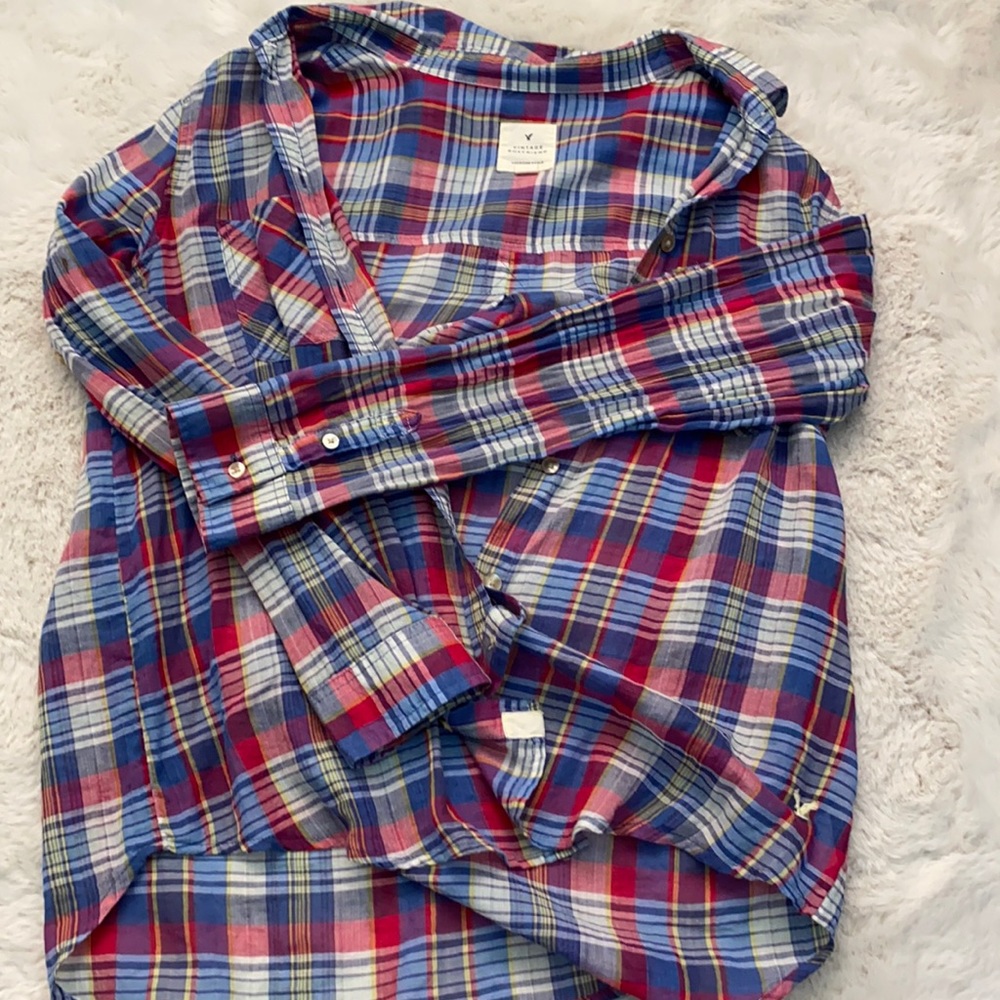 American eagle Vintage Boyfriend flannel
